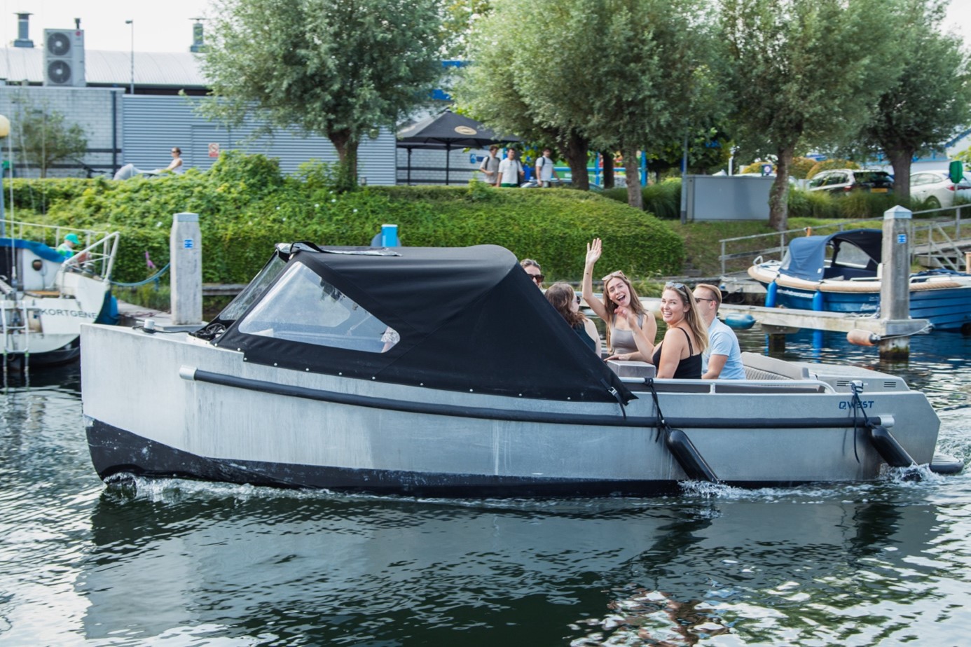 Varen op het veerse meer